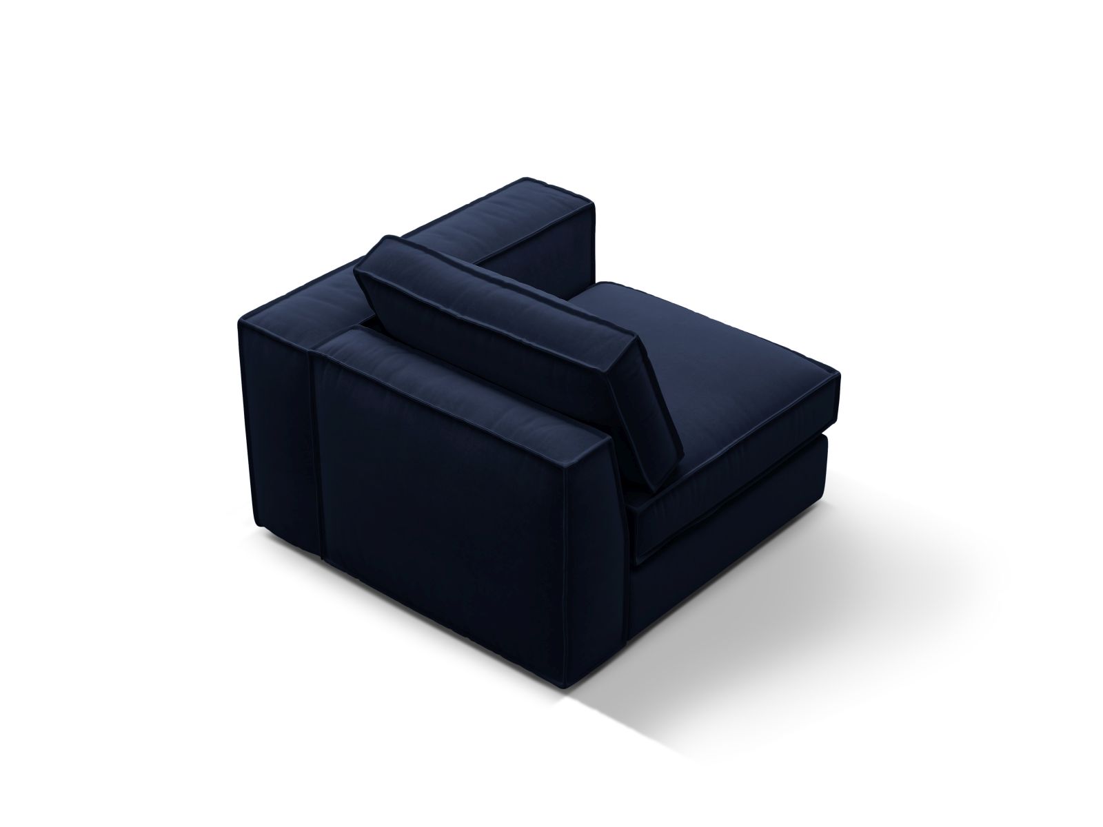 Velvet Modul Right, "Pola", 1 Seat, 103x103x88