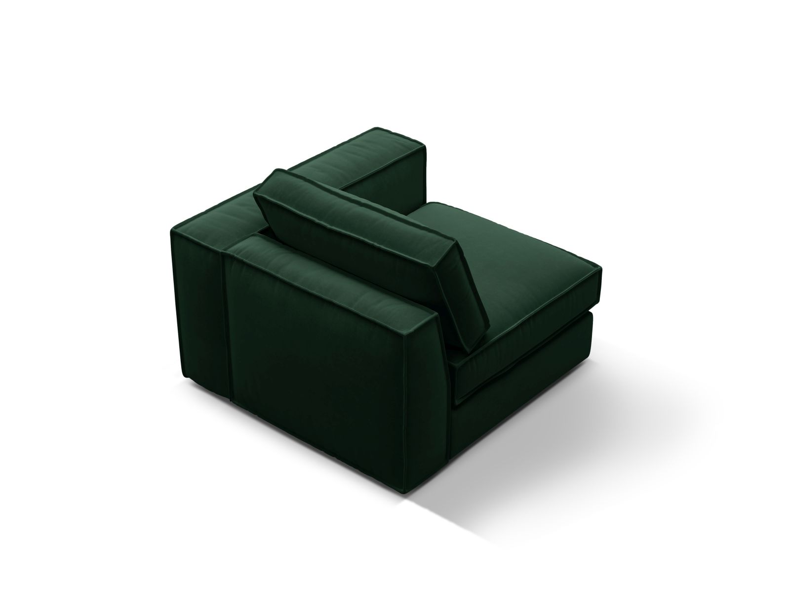 Velvet Modul Right, "Pola", 1 Seat, 103x103x88