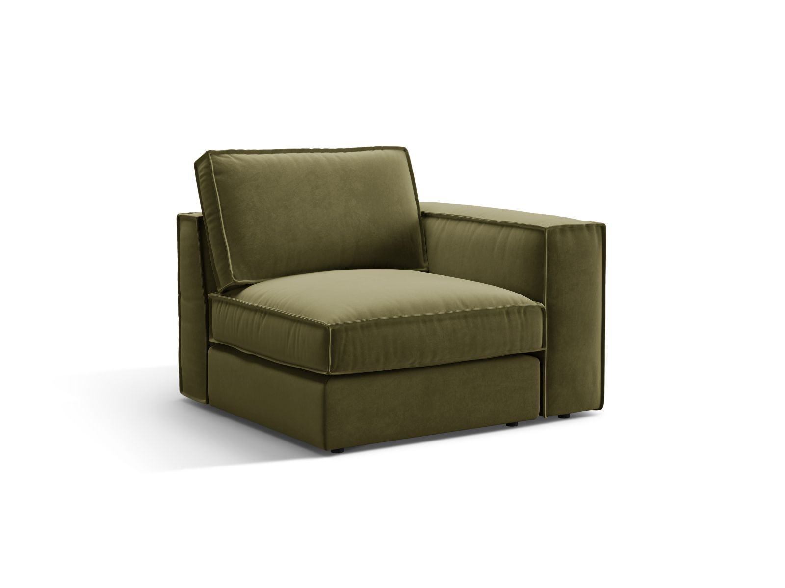 Velvet Modul Right, "Pola", 1 Seat, 103x103x88