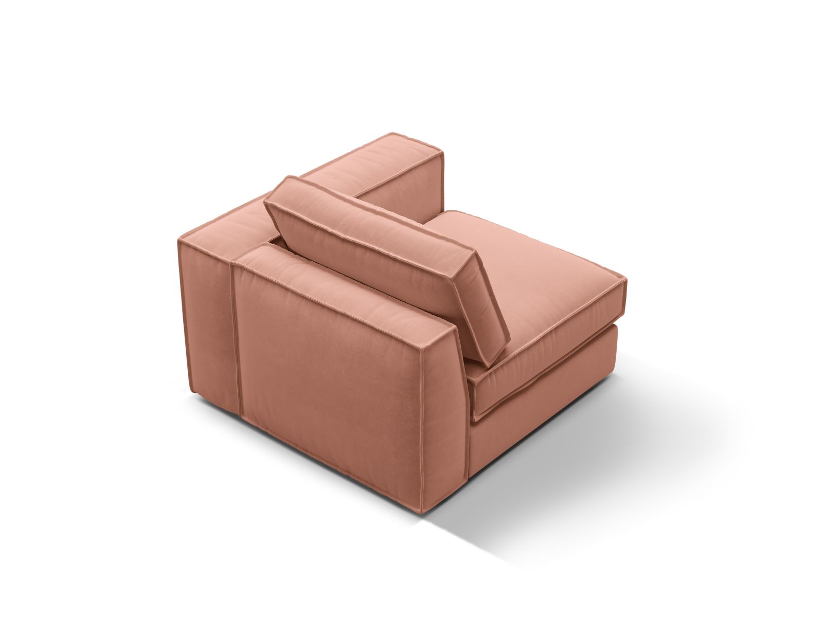 Velvet Modul Right, "Pola", 1 Seat, 103x103x88