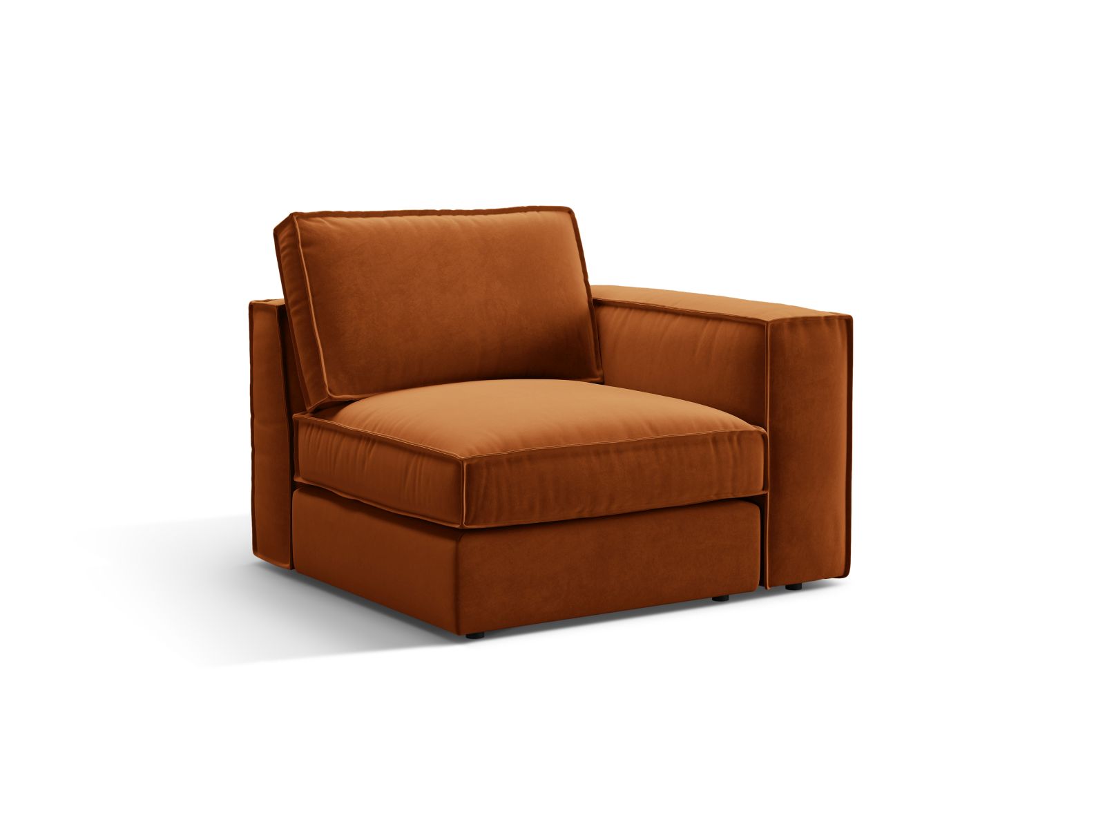 Velvet Modul Right, "Pola", 1 Seat, 103x103x88