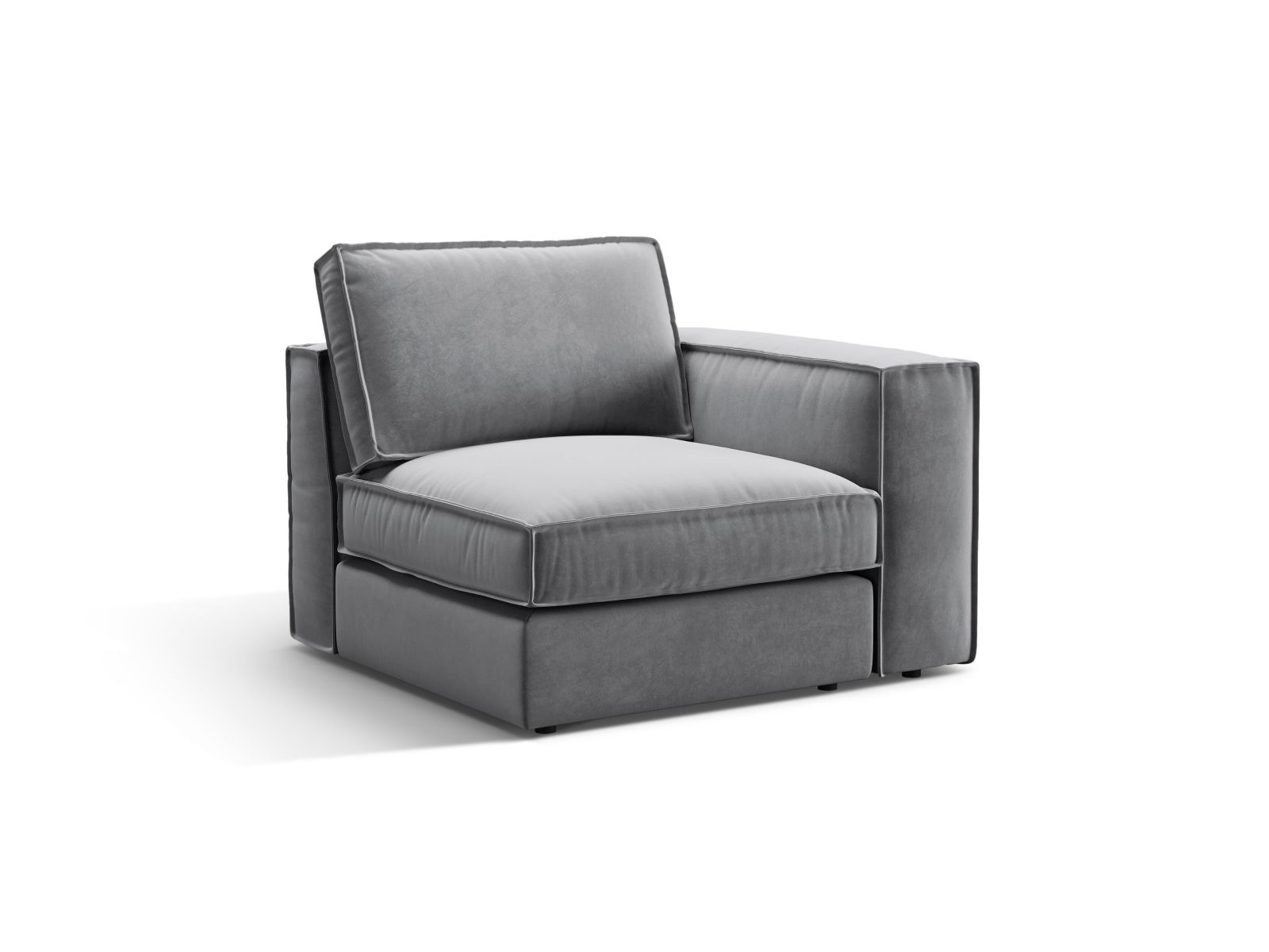 Velvet Modul Right, "Pola", 1 Seat, 103x103x88