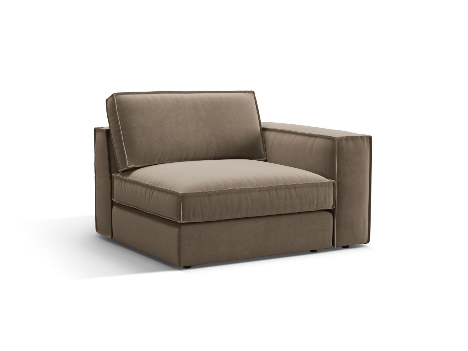 Velvet Modul Right, "Pola", 1 Seat, 118x103x88