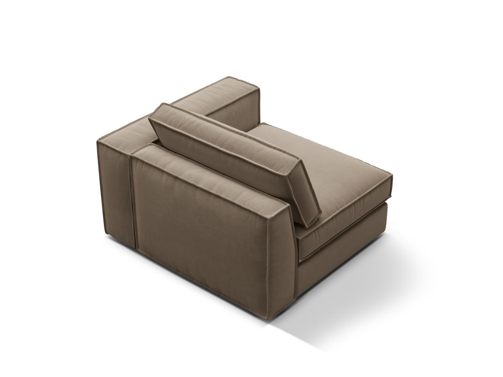 Velvet Modul Right, "Pola", 1 Seat, 118x103x88