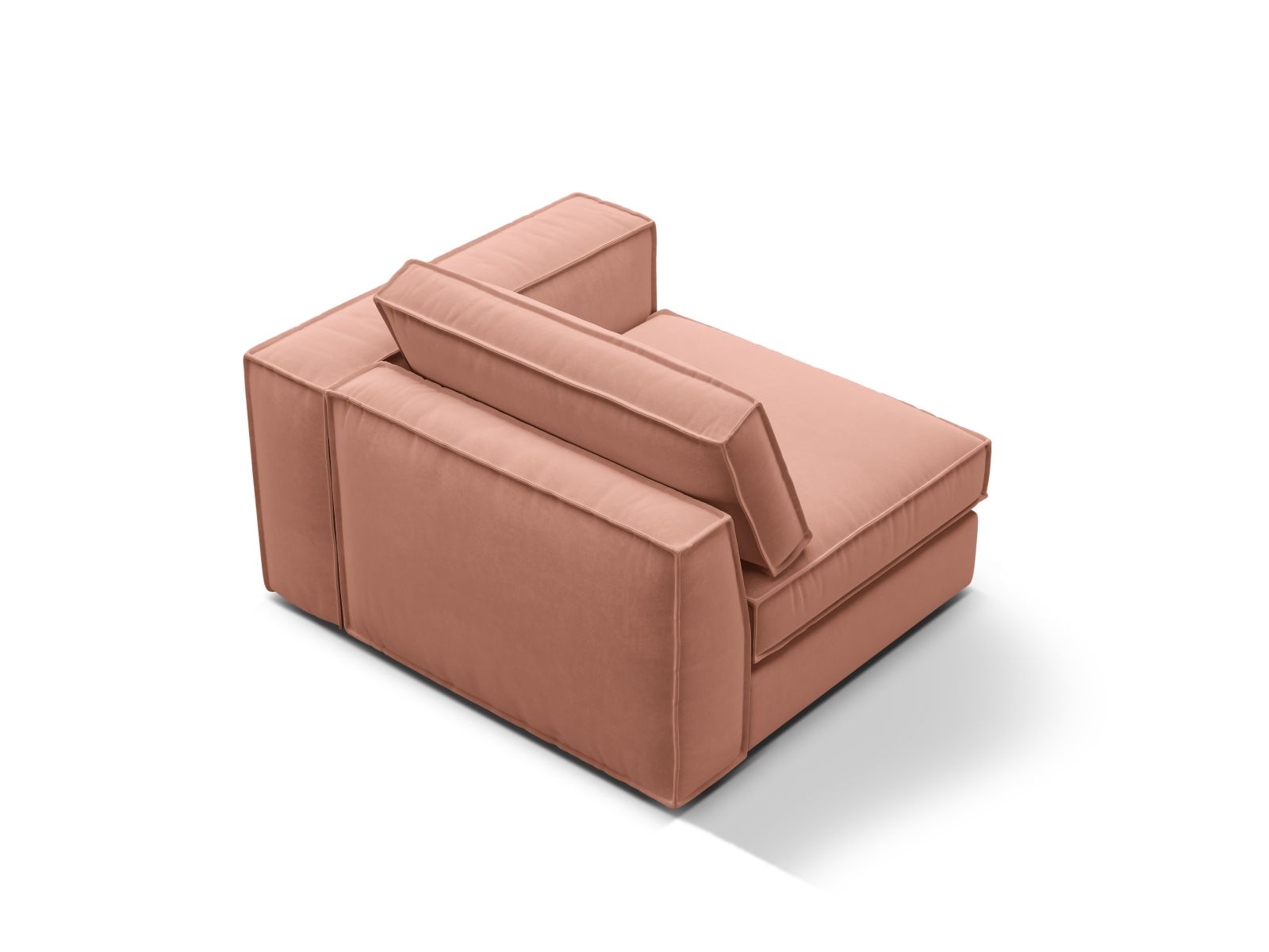 Velvet Modul Right, "Pola", 1 Seat, 118x103x88