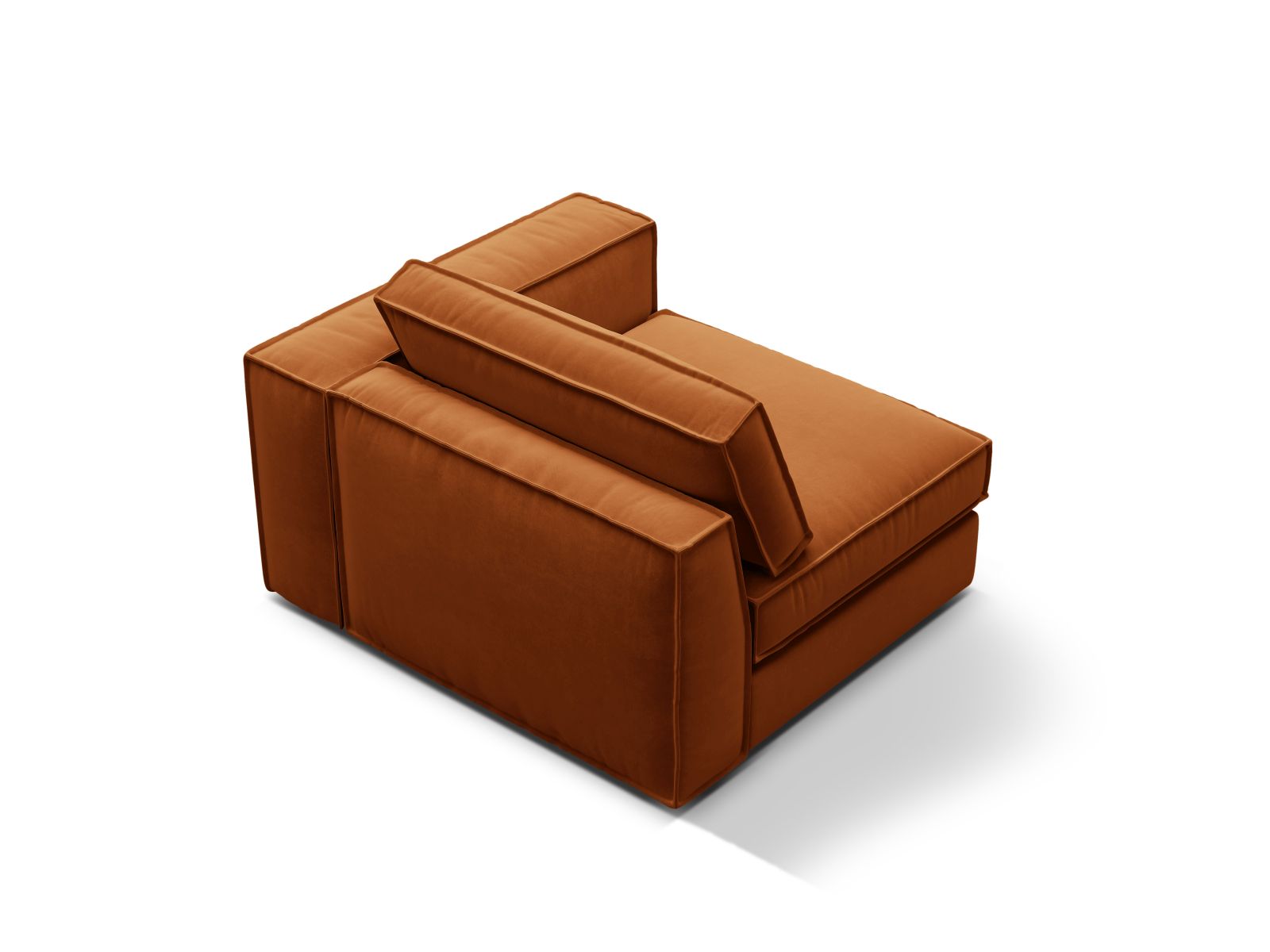 Velvet Modul Right, "Pola", 1 Seat, 118x103x88
