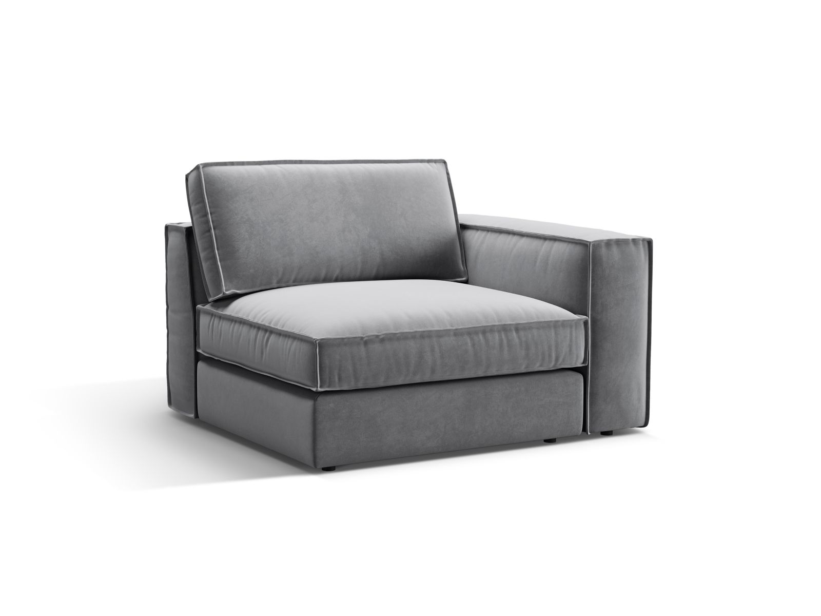 Velvet Modul Right, "Pola", 1 Seat, 118x103x88