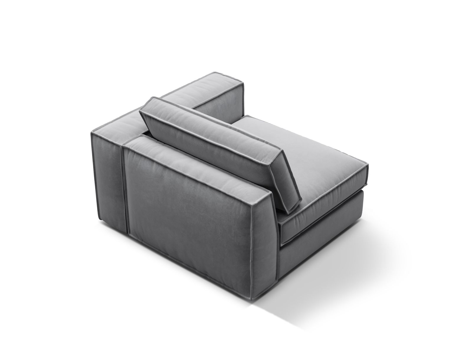 Velvet Modul Right, "Pola", 1 Seat, 118x103x88