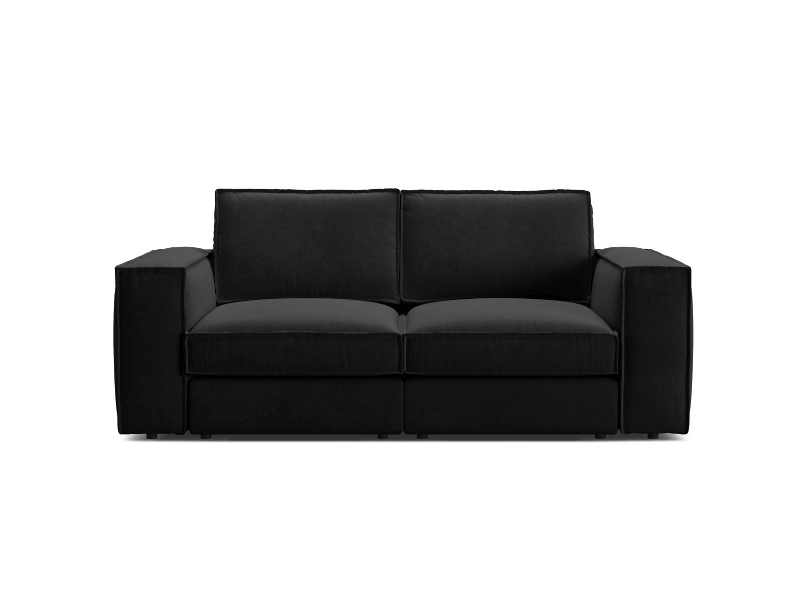 Velvet Modular Sofa, "Pola", 2 Seats, 206x103x88