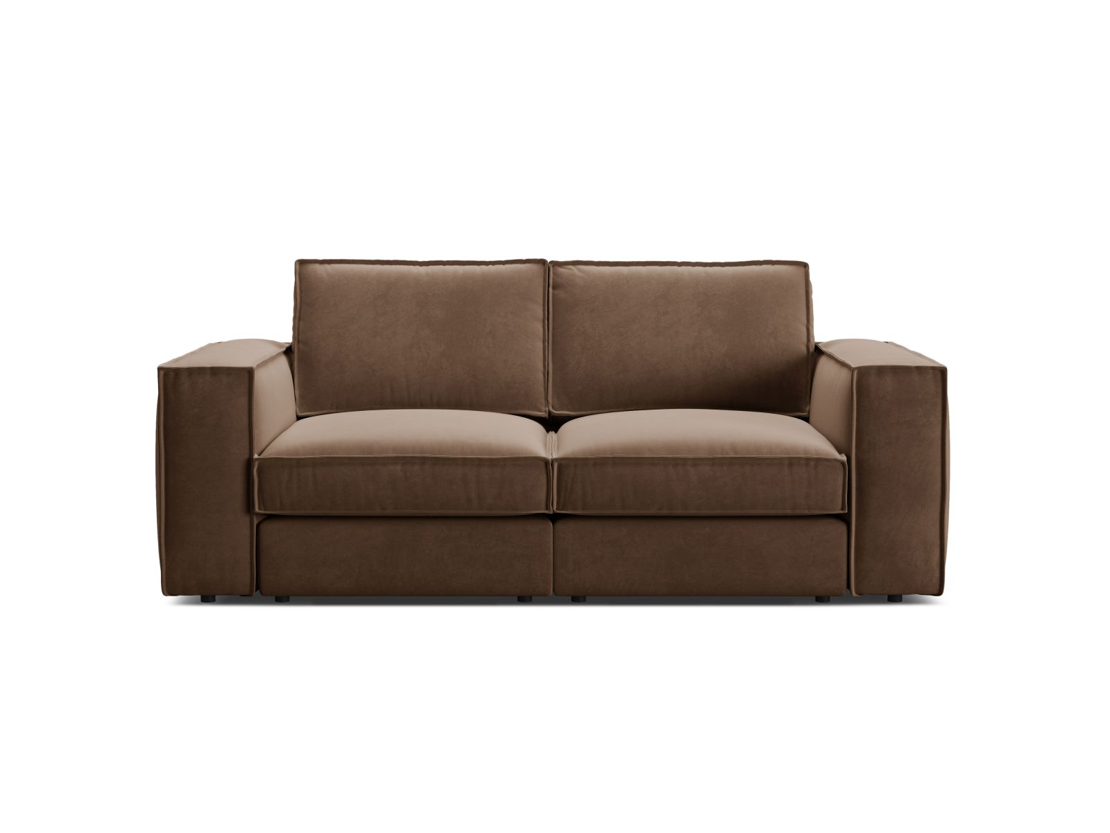 Velvet Modular Sofa, "Pola", 2 Seats, 206x103x88