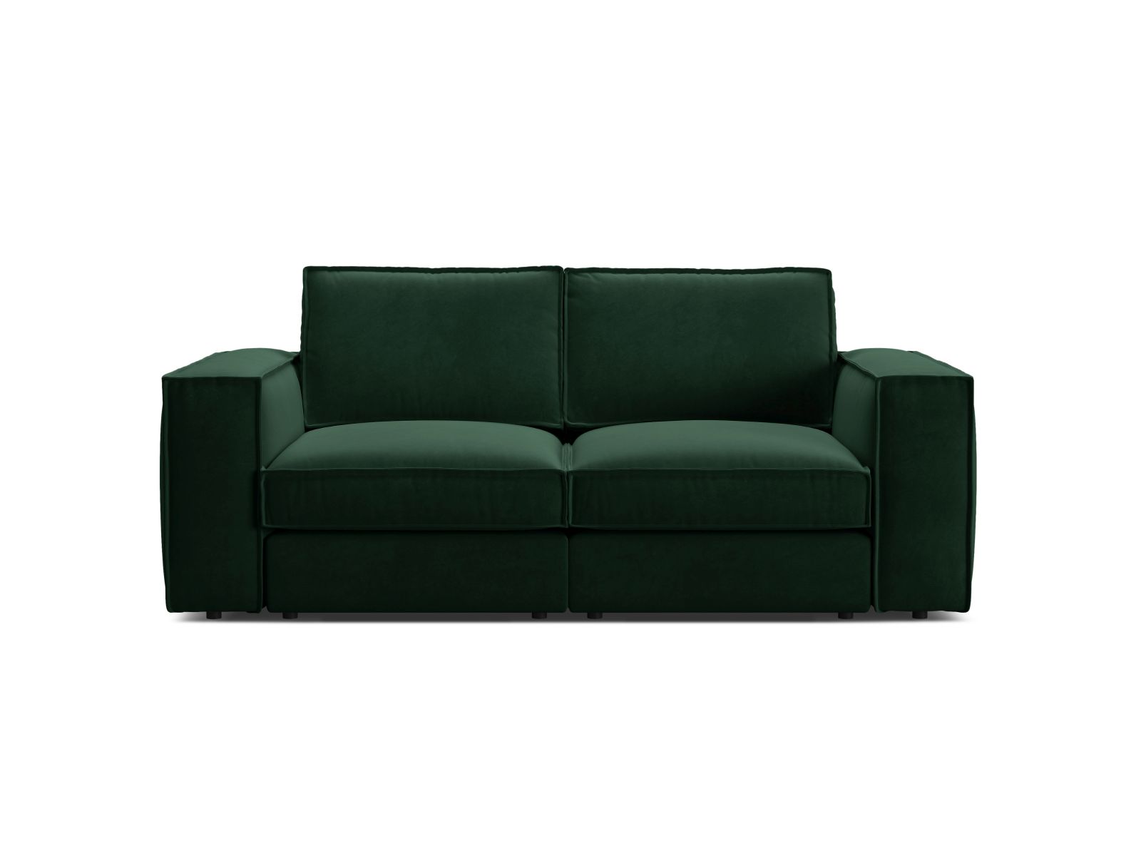 Velvet Modular Sofa, "Pola", 2 Seats, 206x103x88