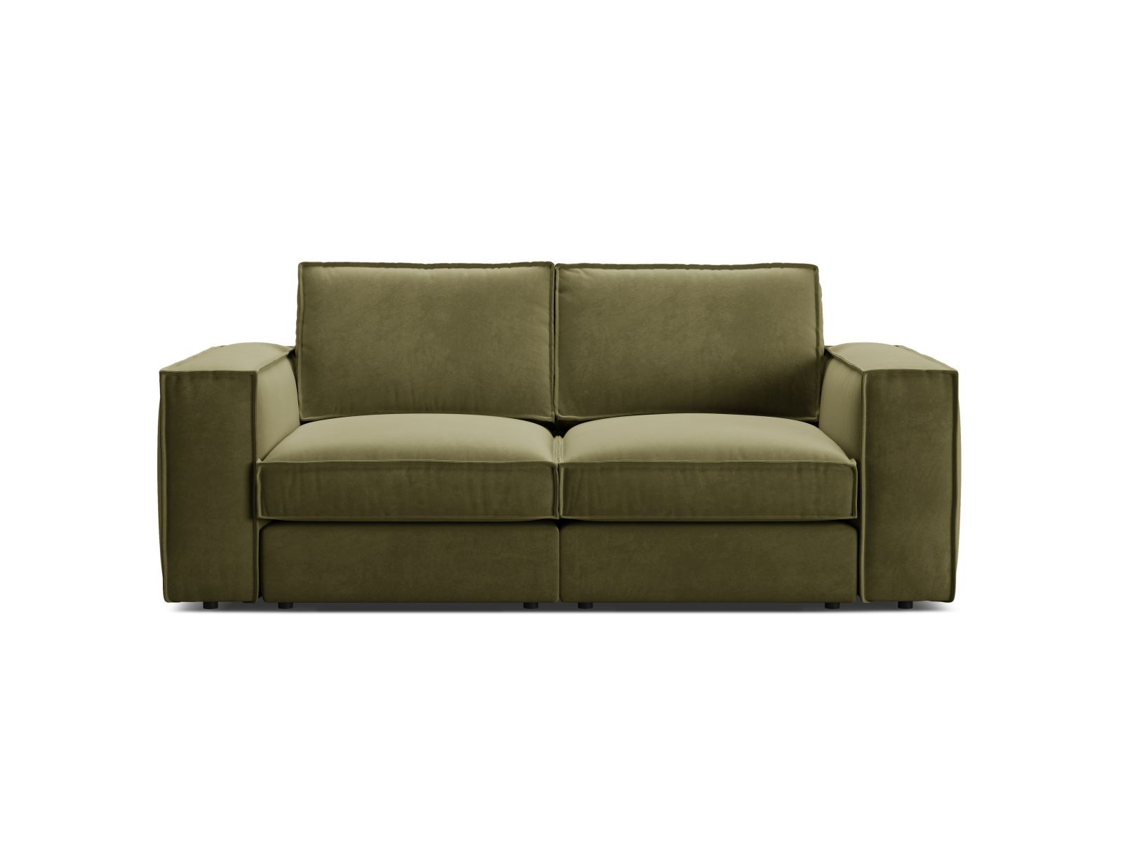 Velvet Modular Sofa, "Pola", 2 Seats, 206x103x88