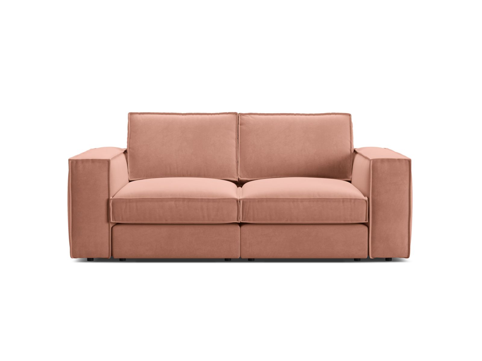 Velvet Modular Sofa, "Pola", 2 Seats, 206x103x88