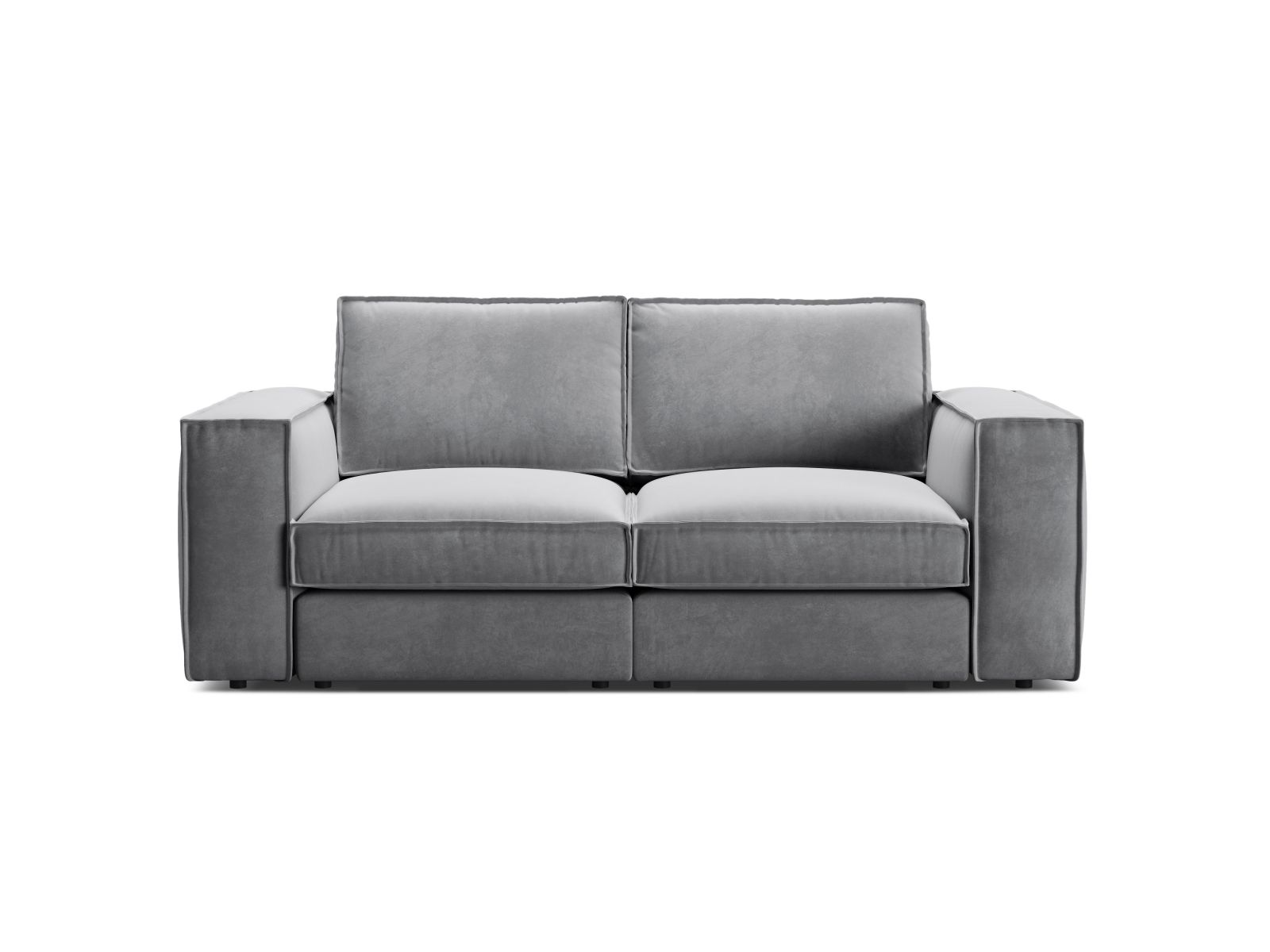 Velvet Modular Sofa, "Pola", 2 Seats, 206x103x88