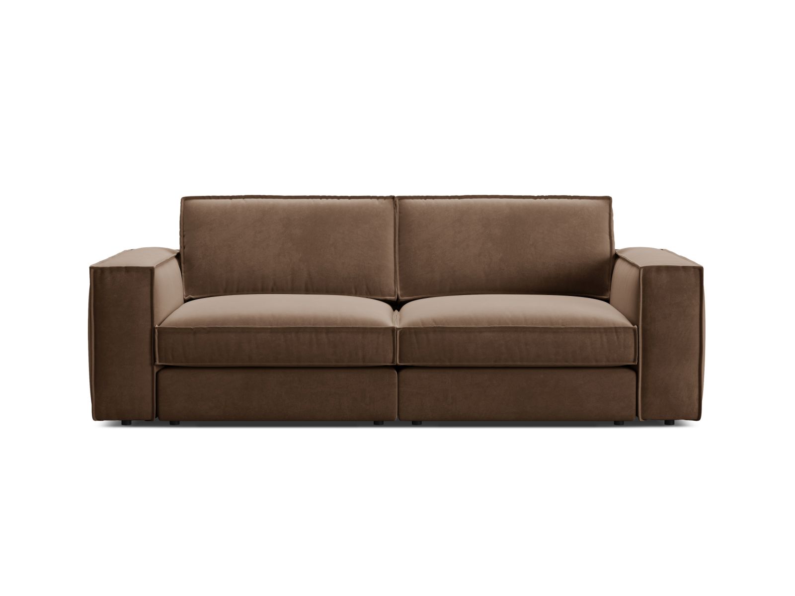 Velvet Modular Sofa, "Pola", 3 Seats, 236x103x88