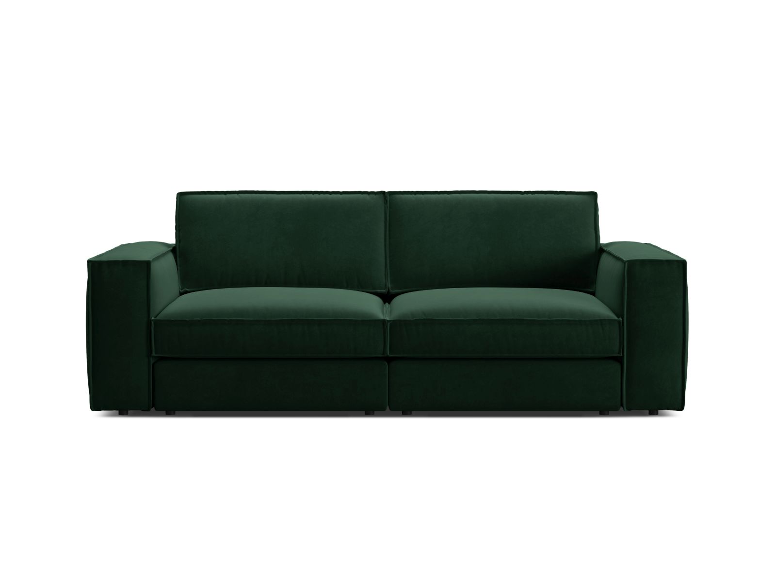 Velvet Modular Sofa, "Pola", 3 Seats, 236x103x88