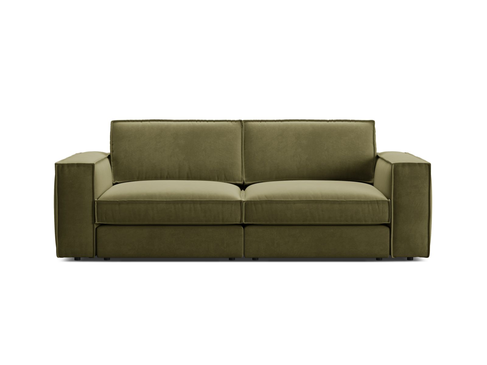 Velvet Modular Sofa, "Pola", 3 Seats, 236x103x88
