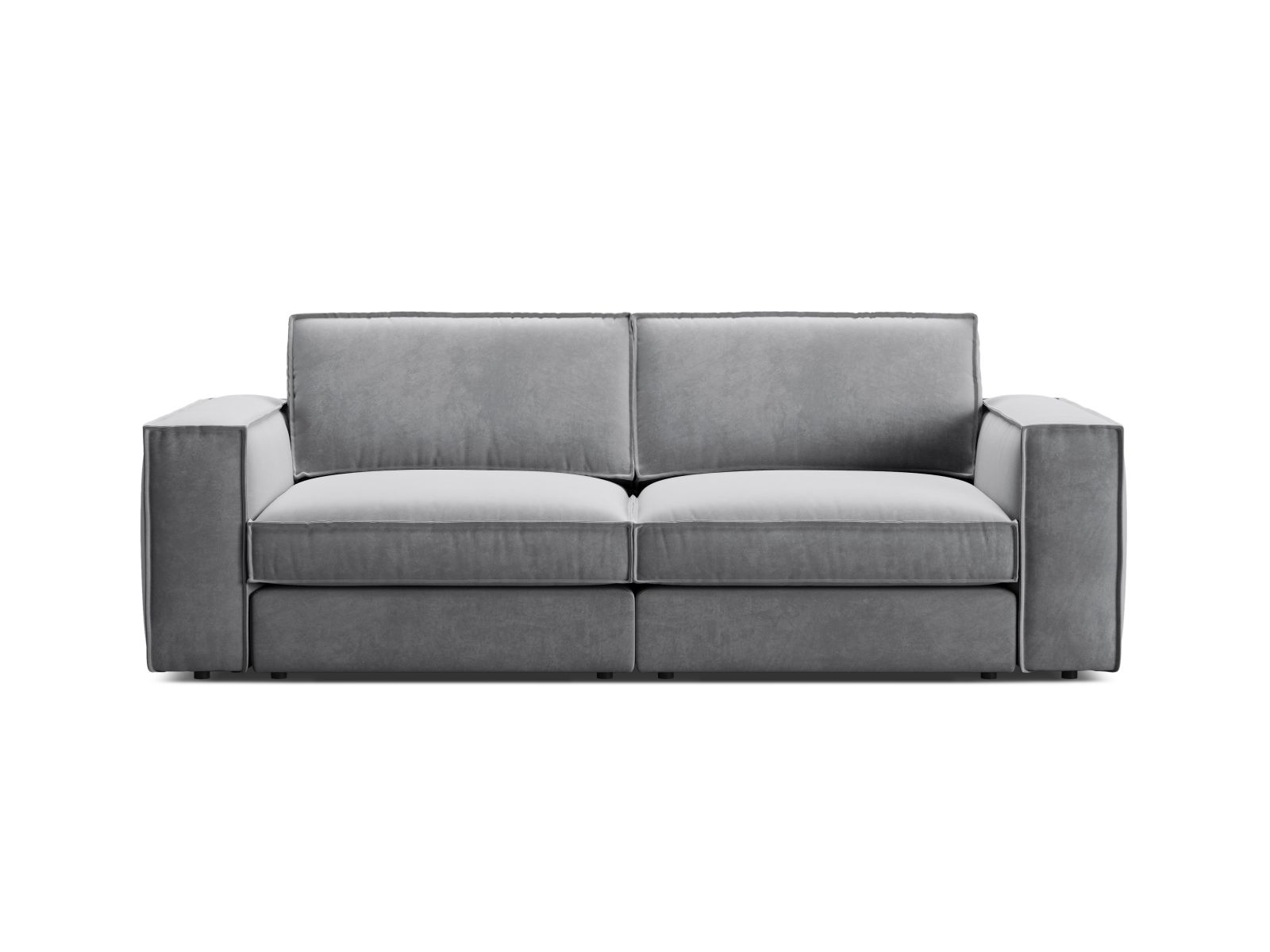 Velvet Modular Sofa, "Pola", 3 Seats, 236x103x88