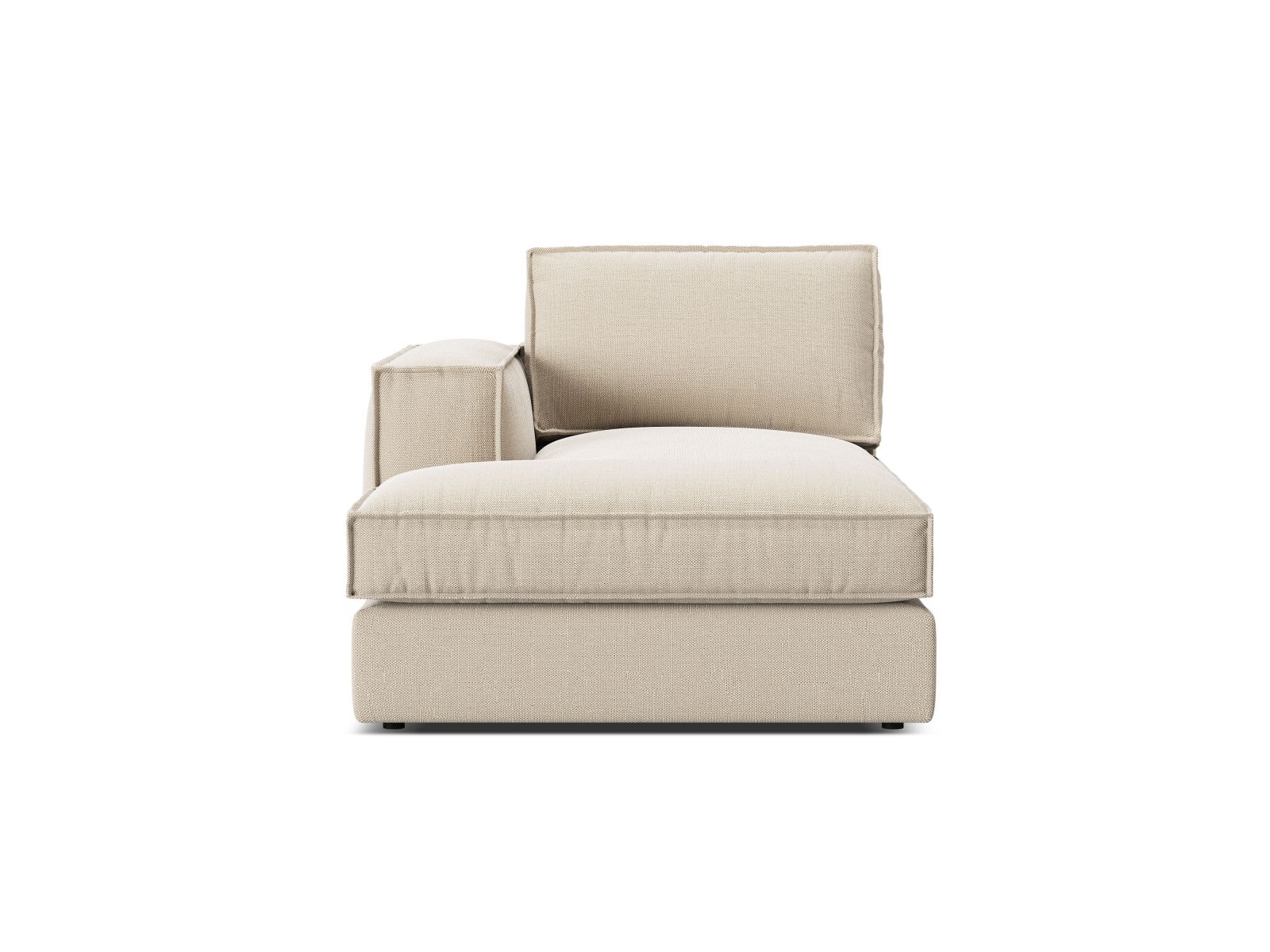 Chaise Longue Left, "Pola", 1 Seat, 103x158x88