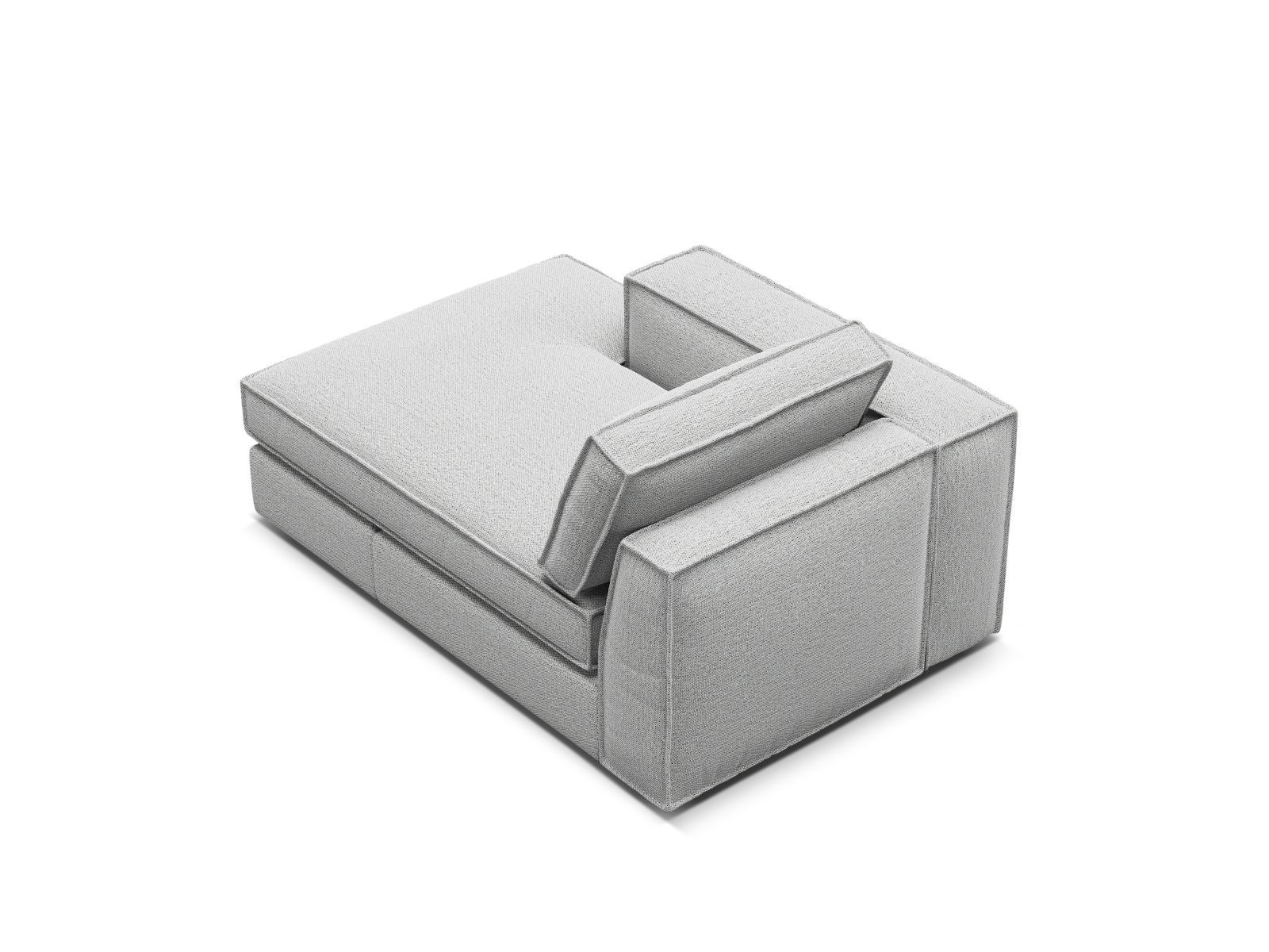 Chaise Longue Left, "Pola", 1 Seat, 103x158x88