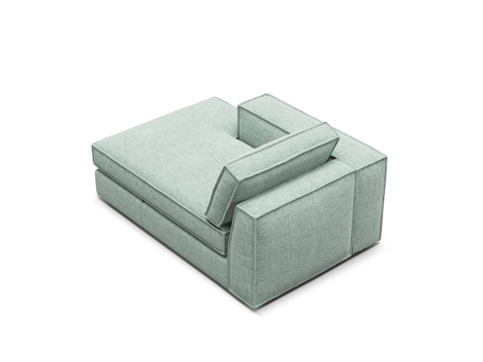 Chaise Longue Left, "Pola", 1 Seat, 103x158x88