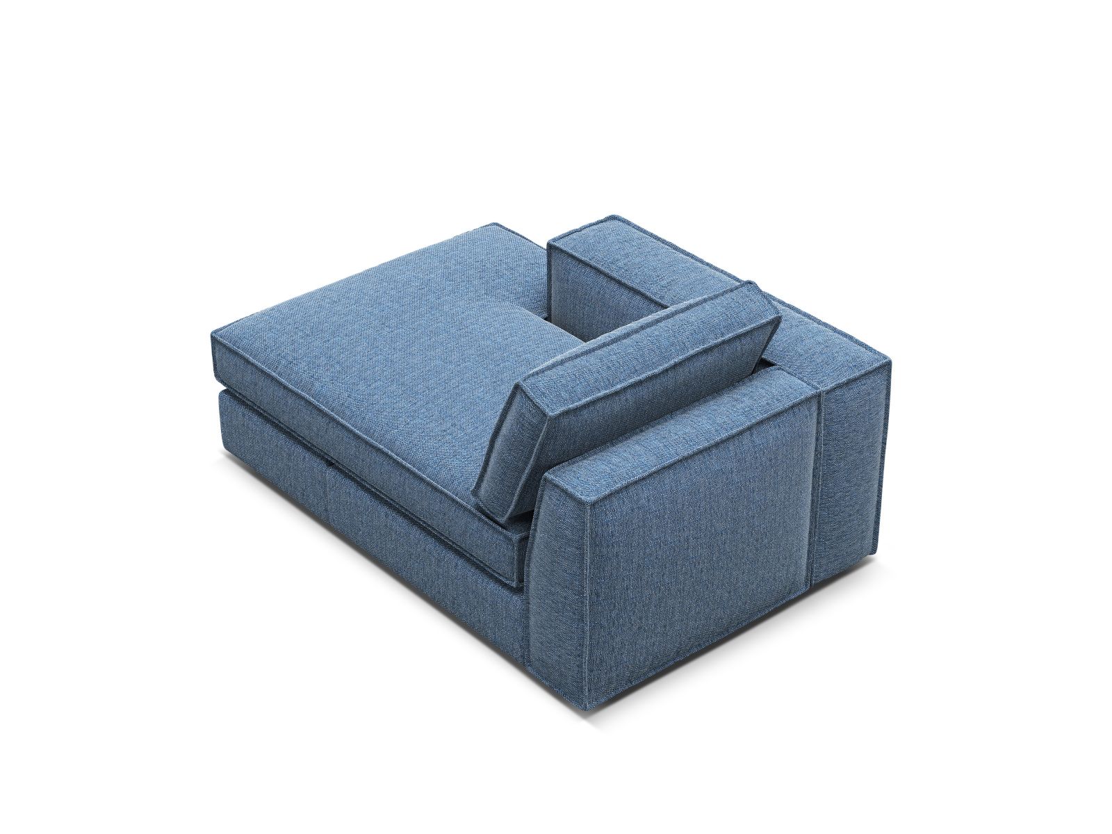 Chaise Longue Left, "Pola", 1 Seat, 103x158x88