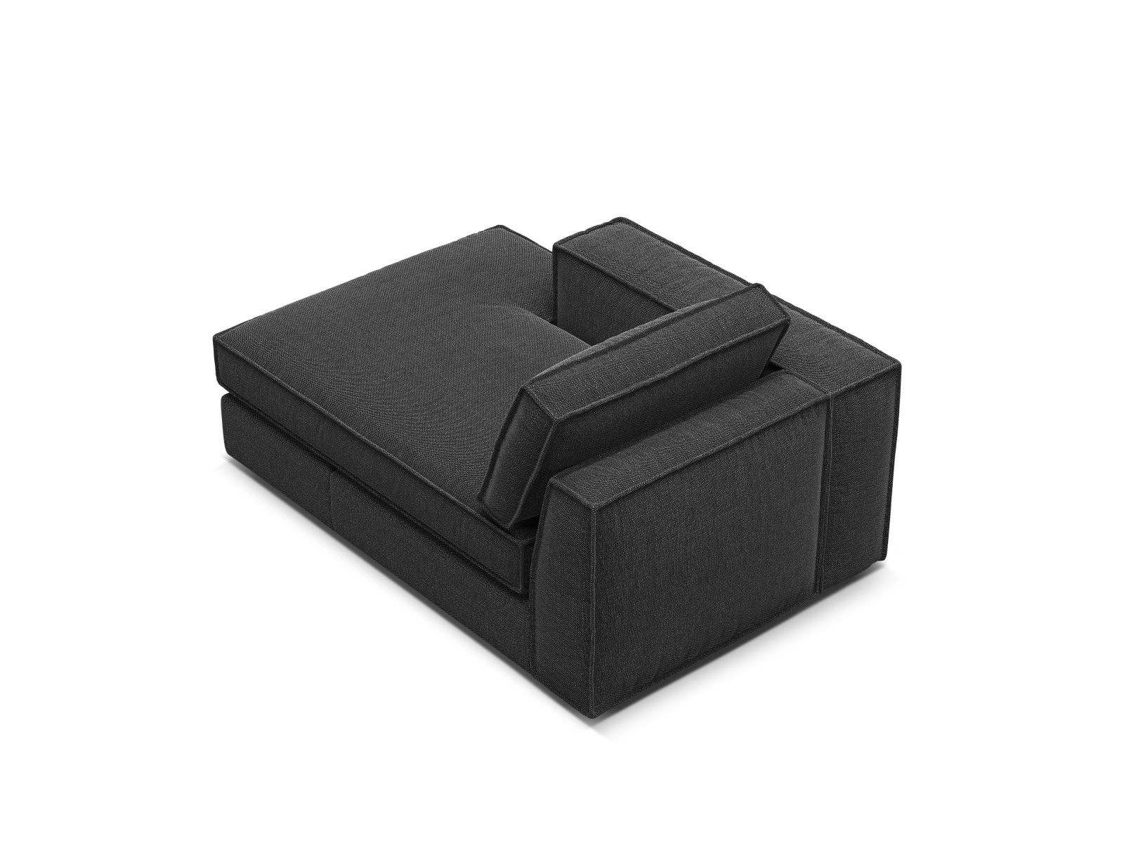 Chaise Longue Left, "Pola", 1 Seat, 103x158x88