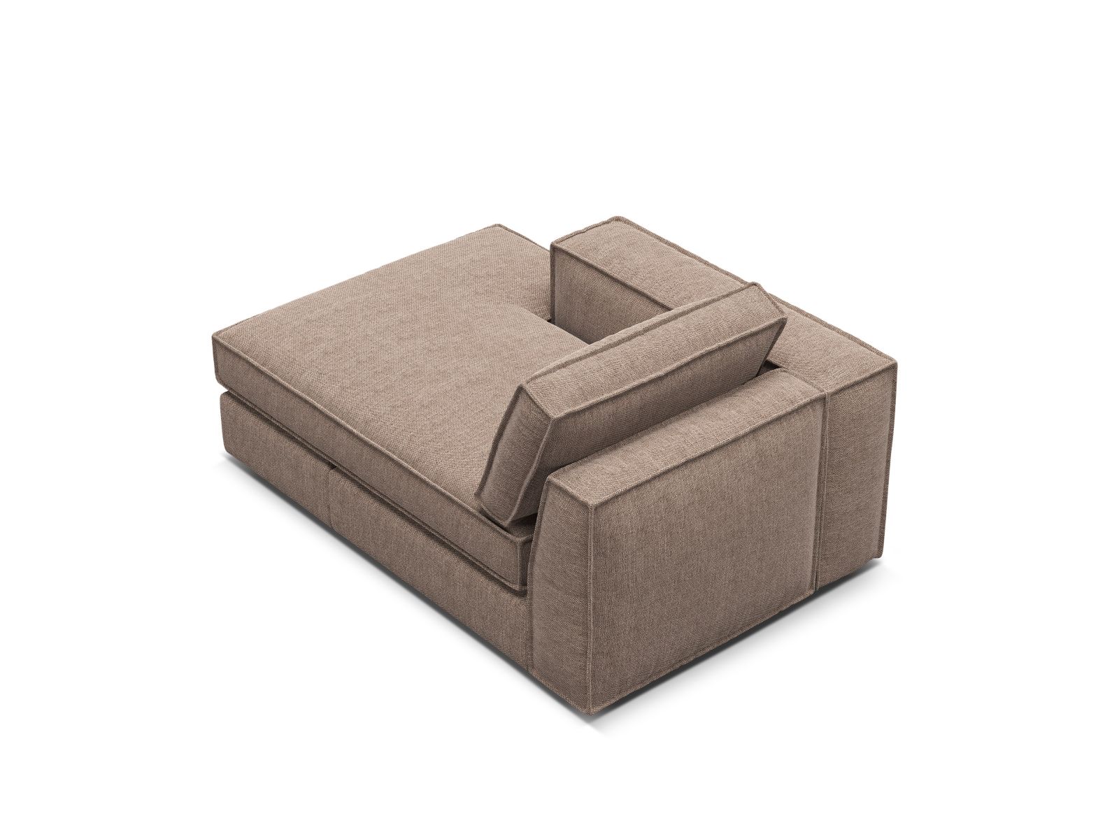Chaise Longue Left, "Pola", 1 Seat, 103x158x88