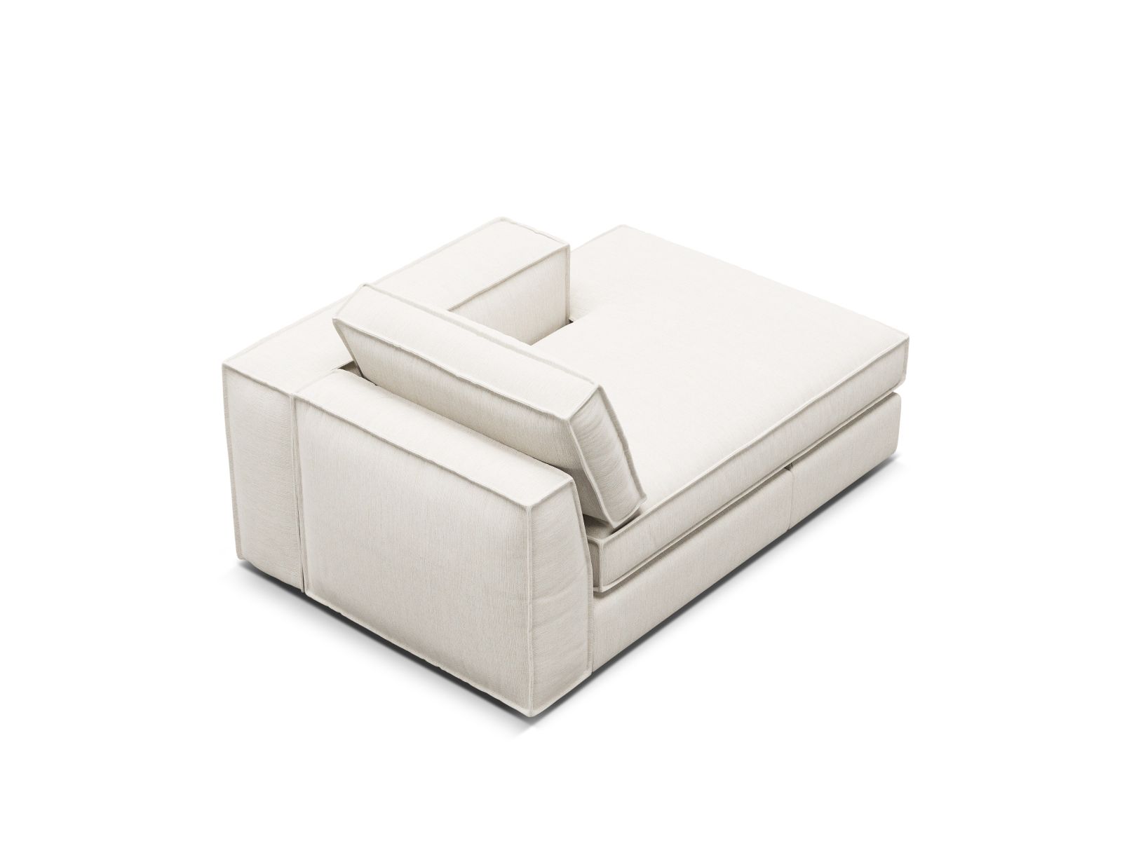 Chaise Longue Right, "Pola", 1 Seat, 103x158x88