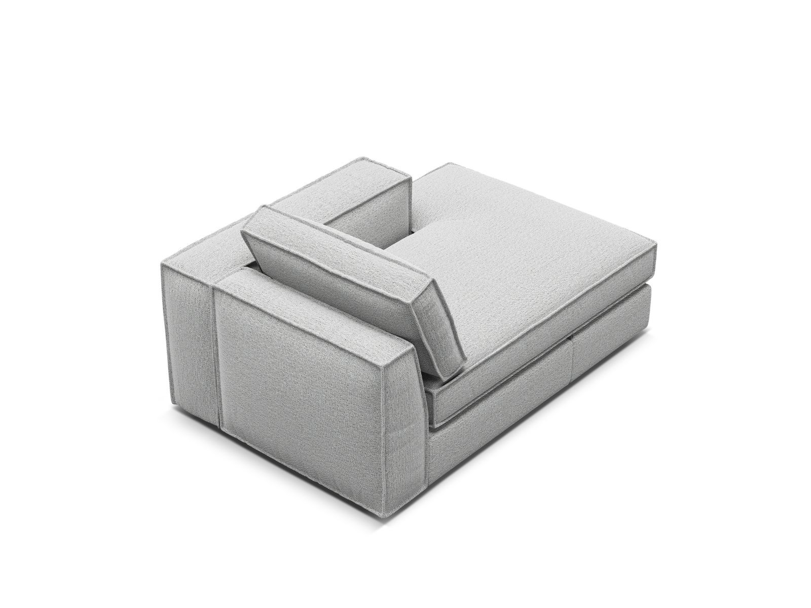 Chaise Longue Right, "Pola", 1 Seat, 103x158x88