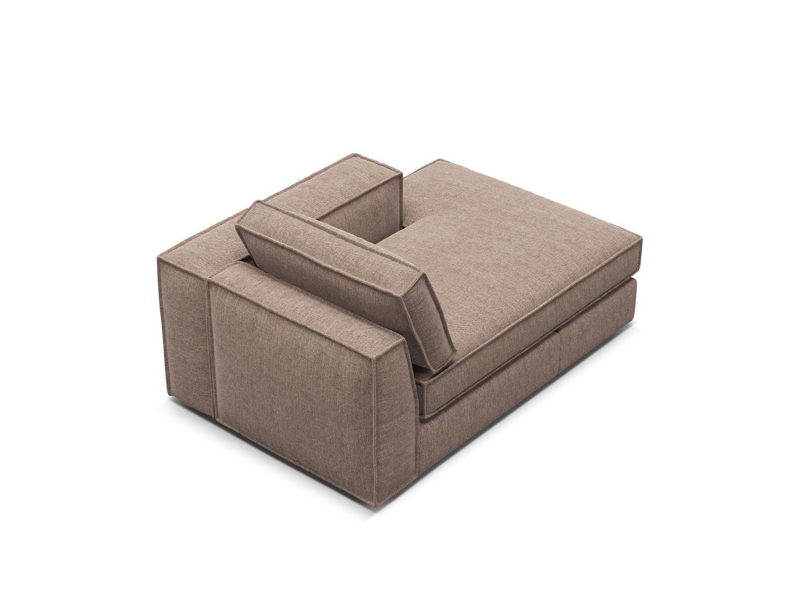 Chaise Longue Right, "Pola", 1 Seat, 103x158x88