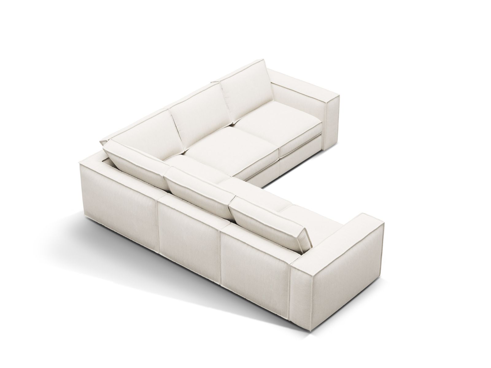 Modular Symmetrical Corner Sofa, "Pola", 4 Seats, 284x284x88