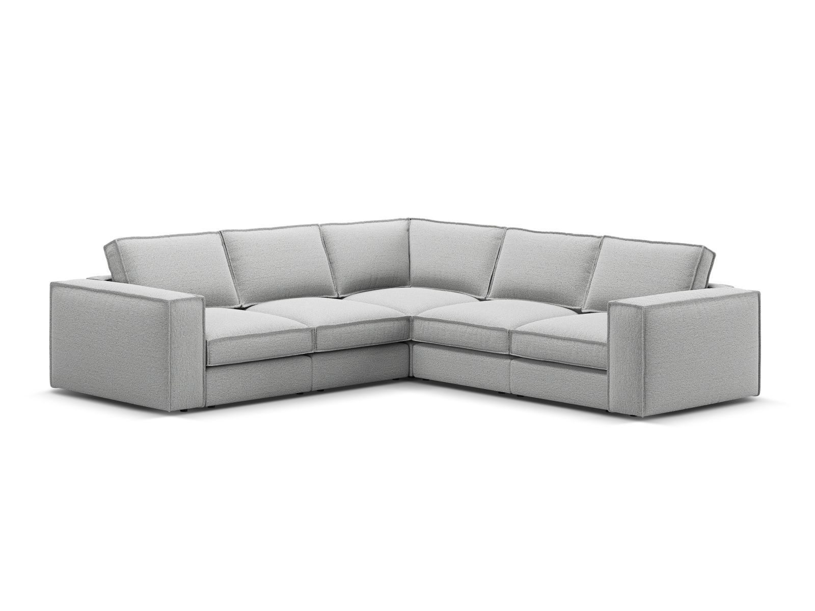 Modular Symmetrical Corner Sofa, "Pola", 4 Seats, 284x284x88