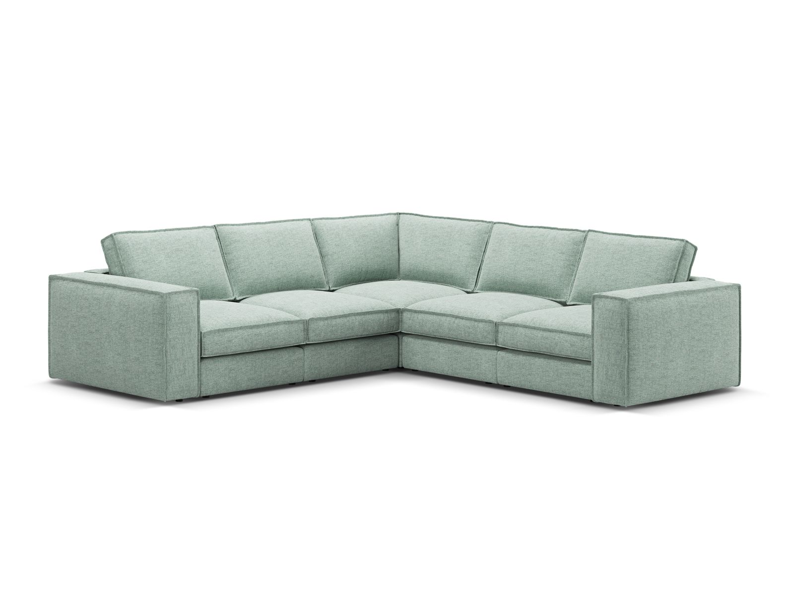 Modular Symmetrical Corner Sofa, "Pola", 4 Seats, 284x284x88