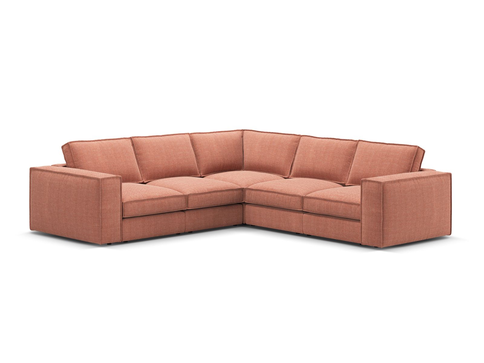 Modular Symmetrical Corner Sofa, "Pola", 4 Seats, 284x284x88