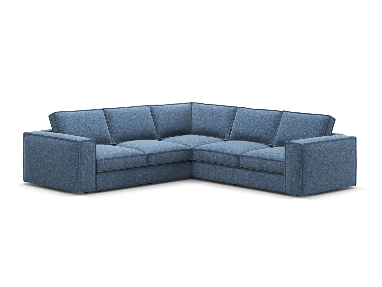 Modular Symmetrical Corner Sofa, "Pola", 4 Seats, 284x284x88