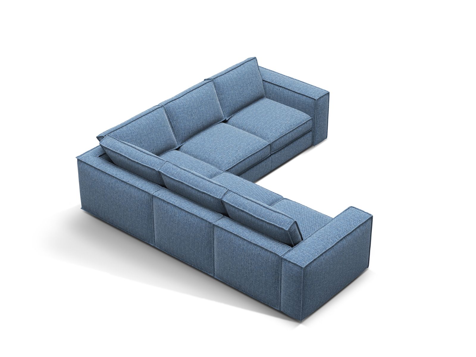 Modular Symmetrical Corner Sofa, "Pola", 4 Seats, 284x284x88