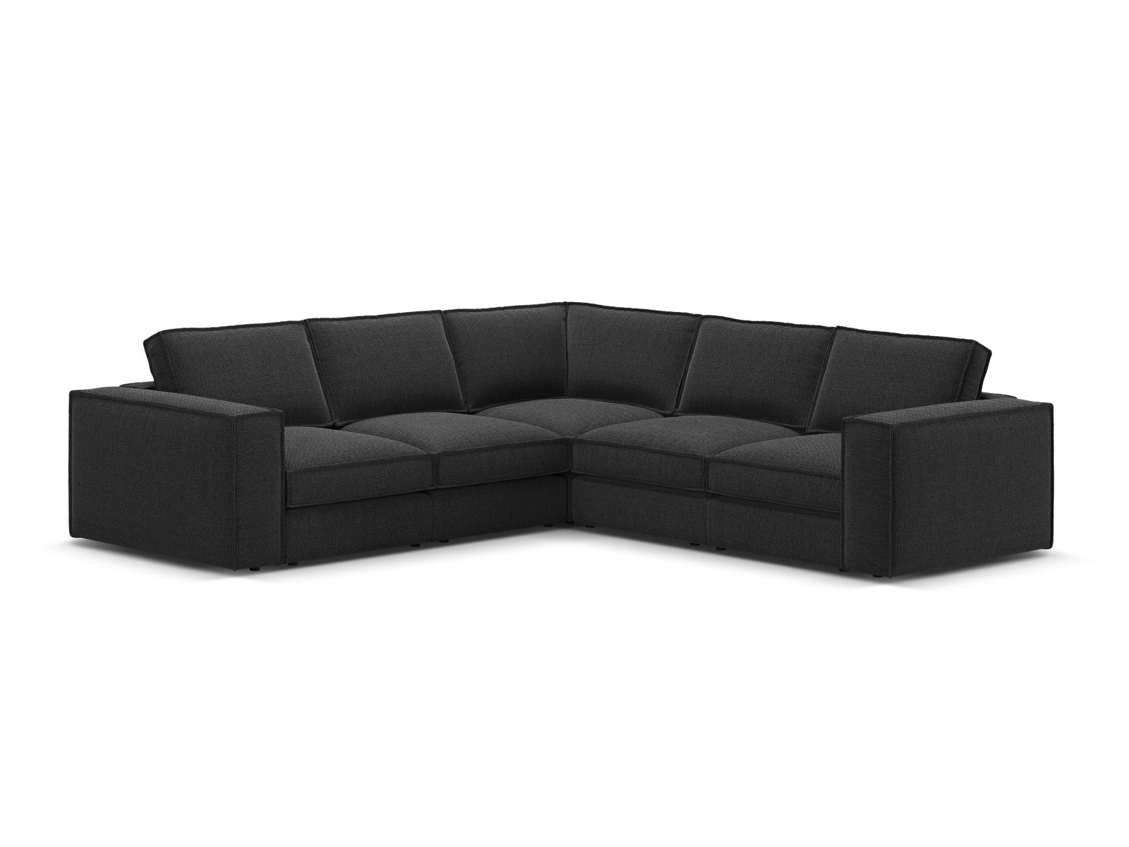 Modular Symmetrical Corner Sofa, "Pola", 4 Seats, 284x284x88