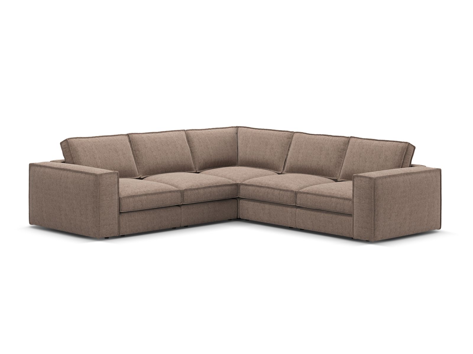Modular Symmetrical Corner Sofa, "Pola", 4 Seats, 284x284x88