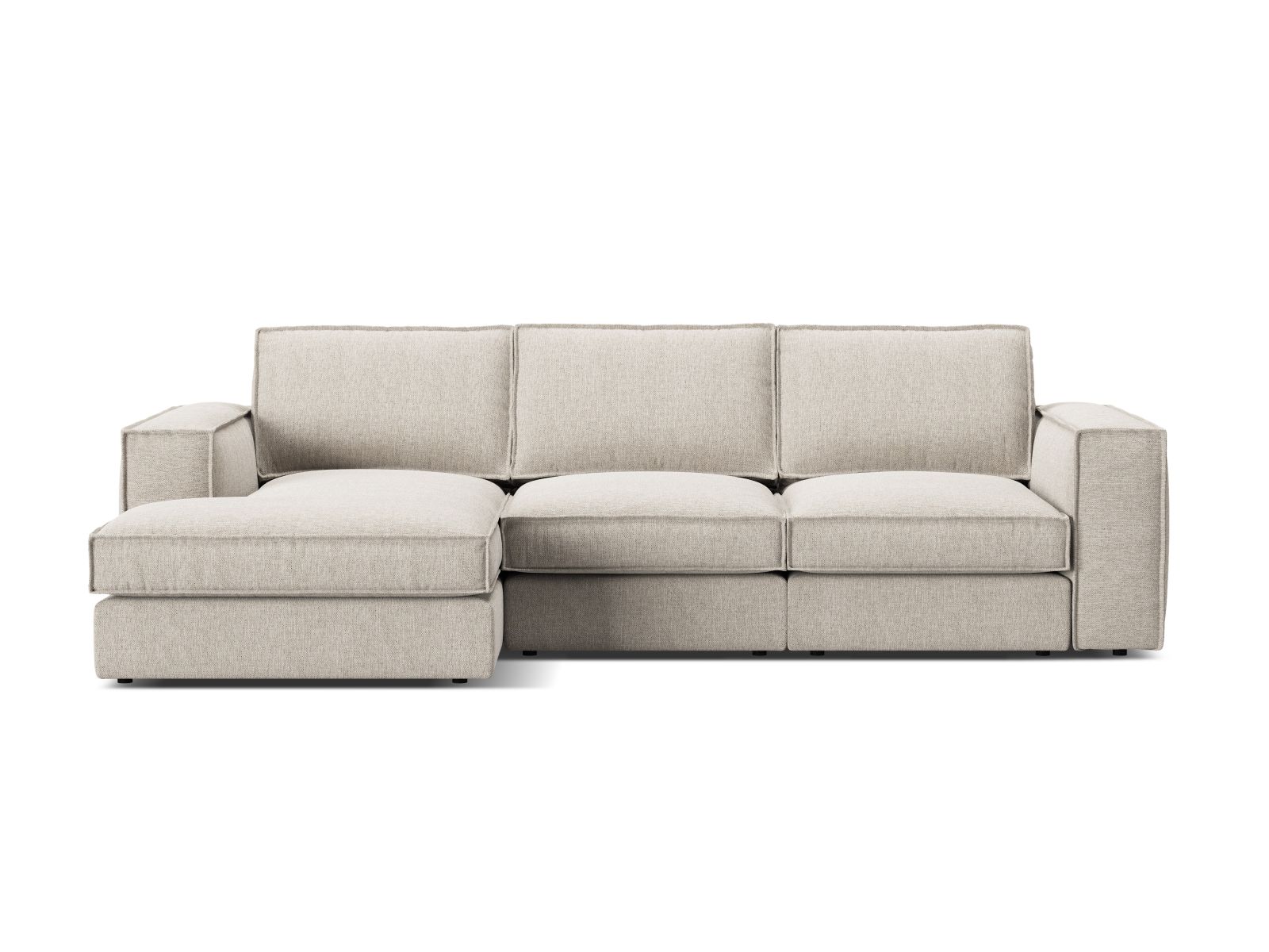 Modular Left Corner Sofa, "Pola", 3 Seats, 284x158x88
