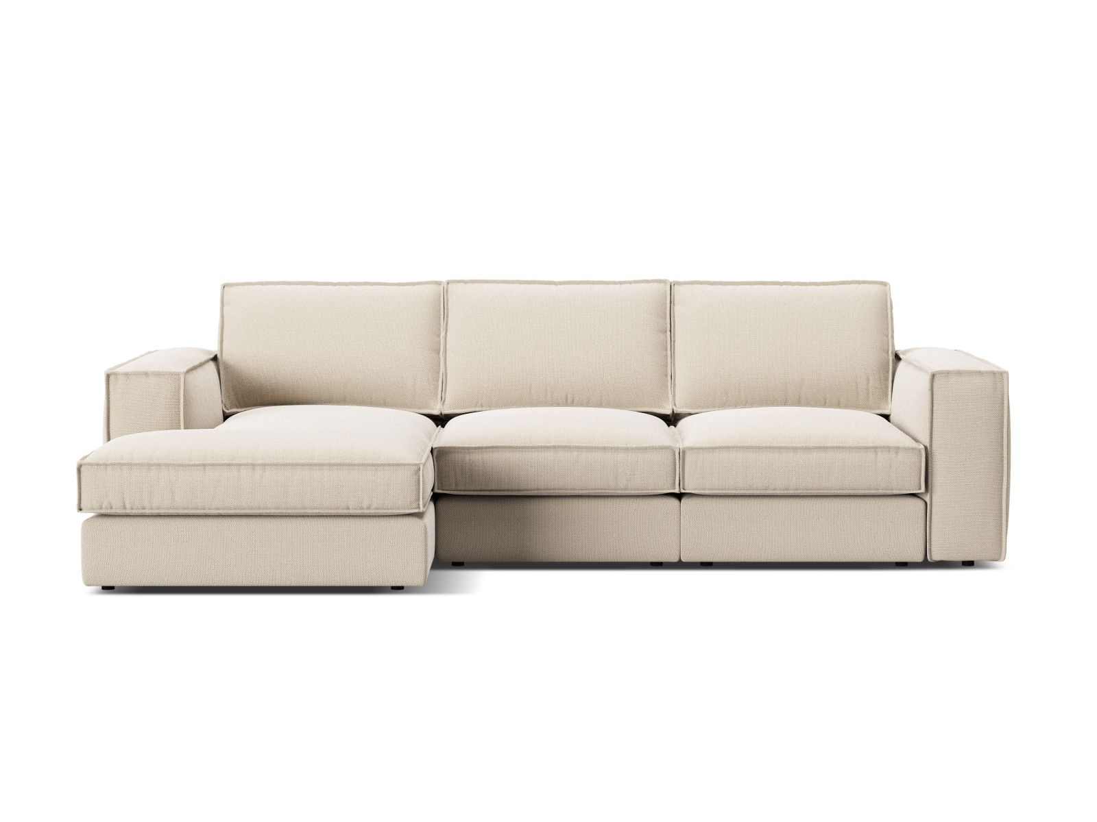 Modular Left Corner Sofa, "Pola", 3 Seats, 284x158x88