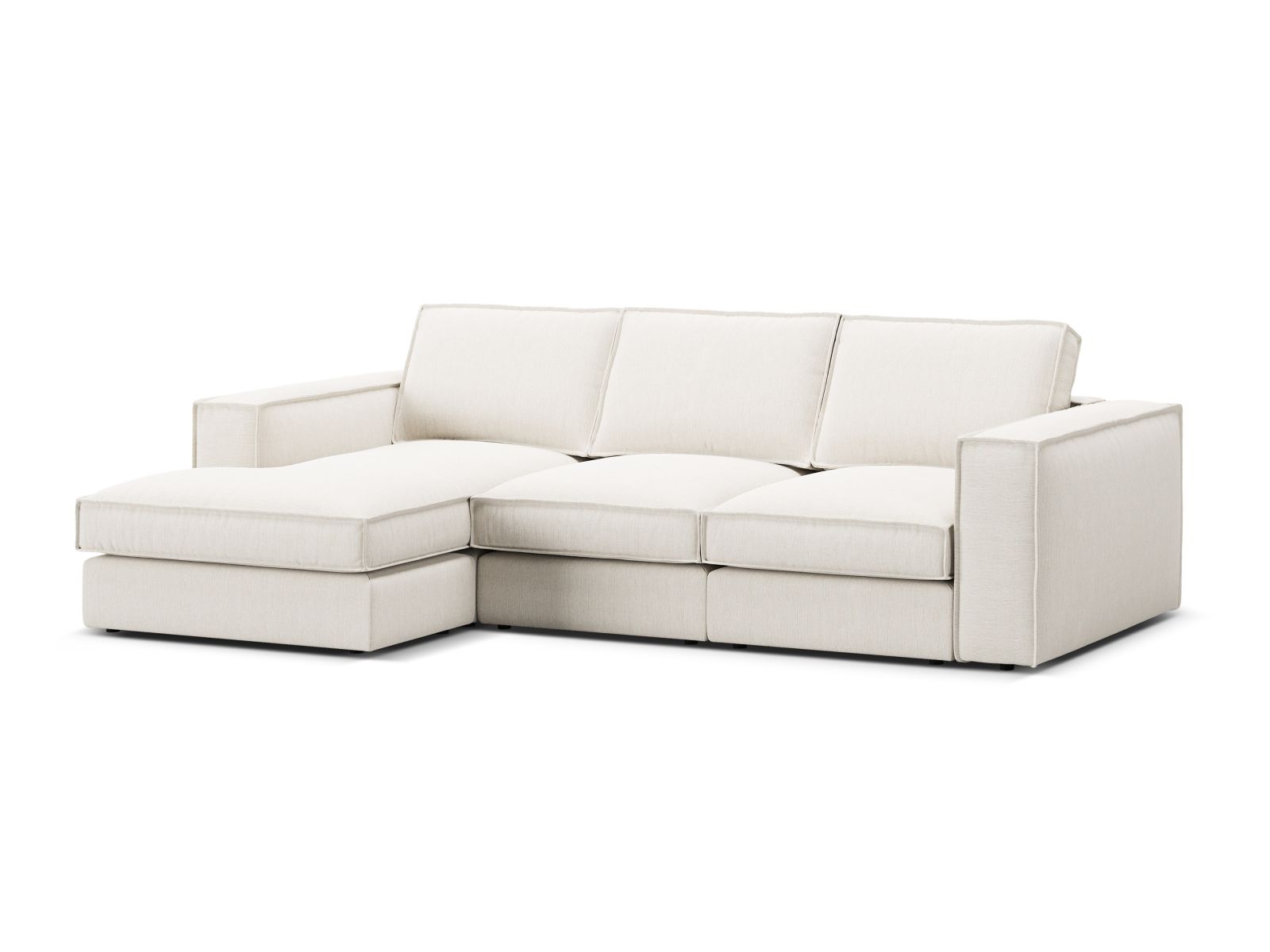 Modular Left Corner Sofa, "Pola", 3 Seats, 284x158x88