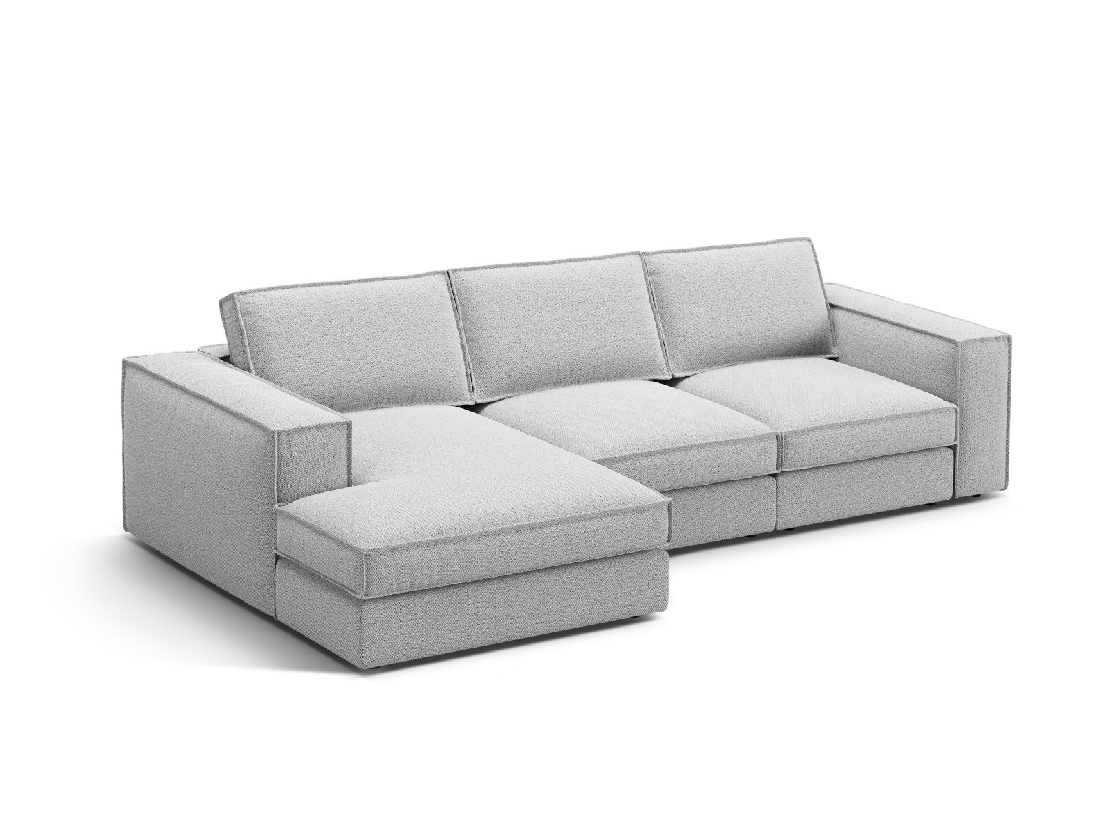 Modular Left Corner Sofa, "Pola", 3 Seats, 284x158x88