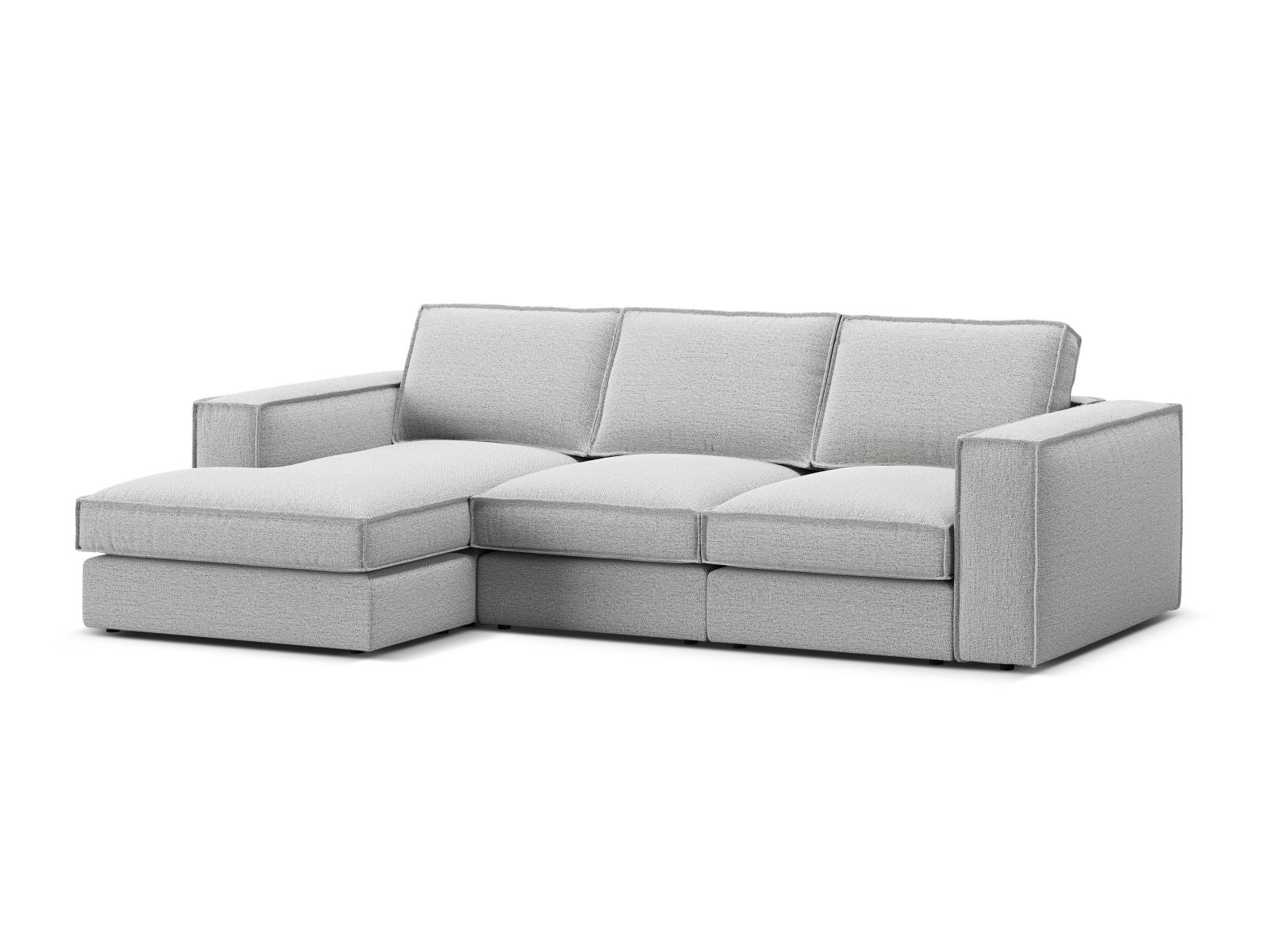 Modular Left Corner Sofa, "Pola", 3 Seats, 284x158x88