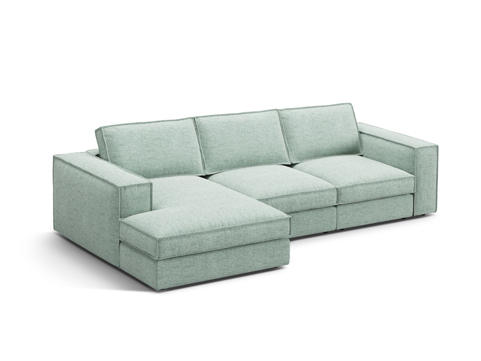 Modular Left Corner Sofa, "Pola", 3 Seats, 284x158x88