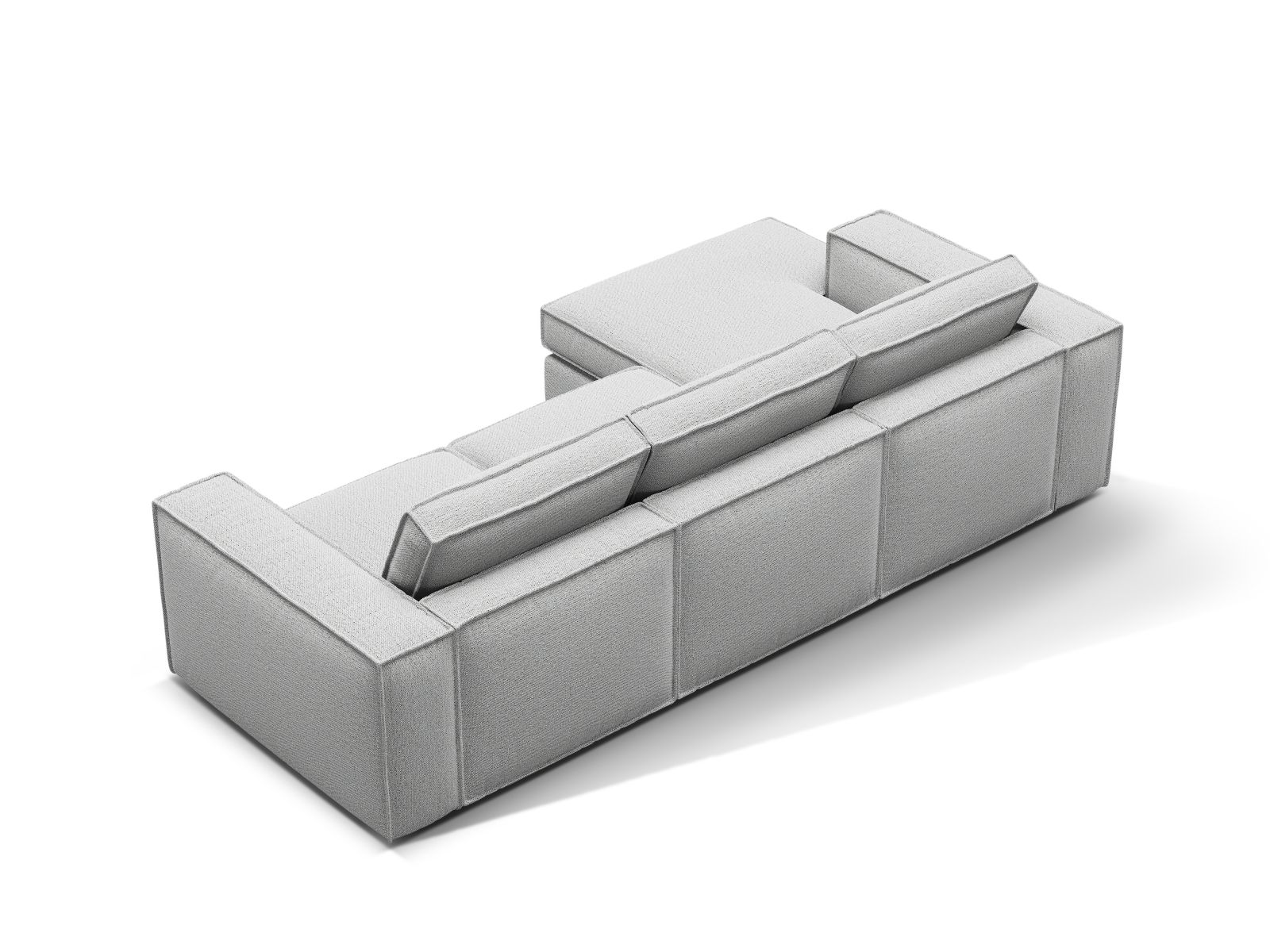 Modular Left Corner Sofa, "Pola", 3 Seats, 284x158x88