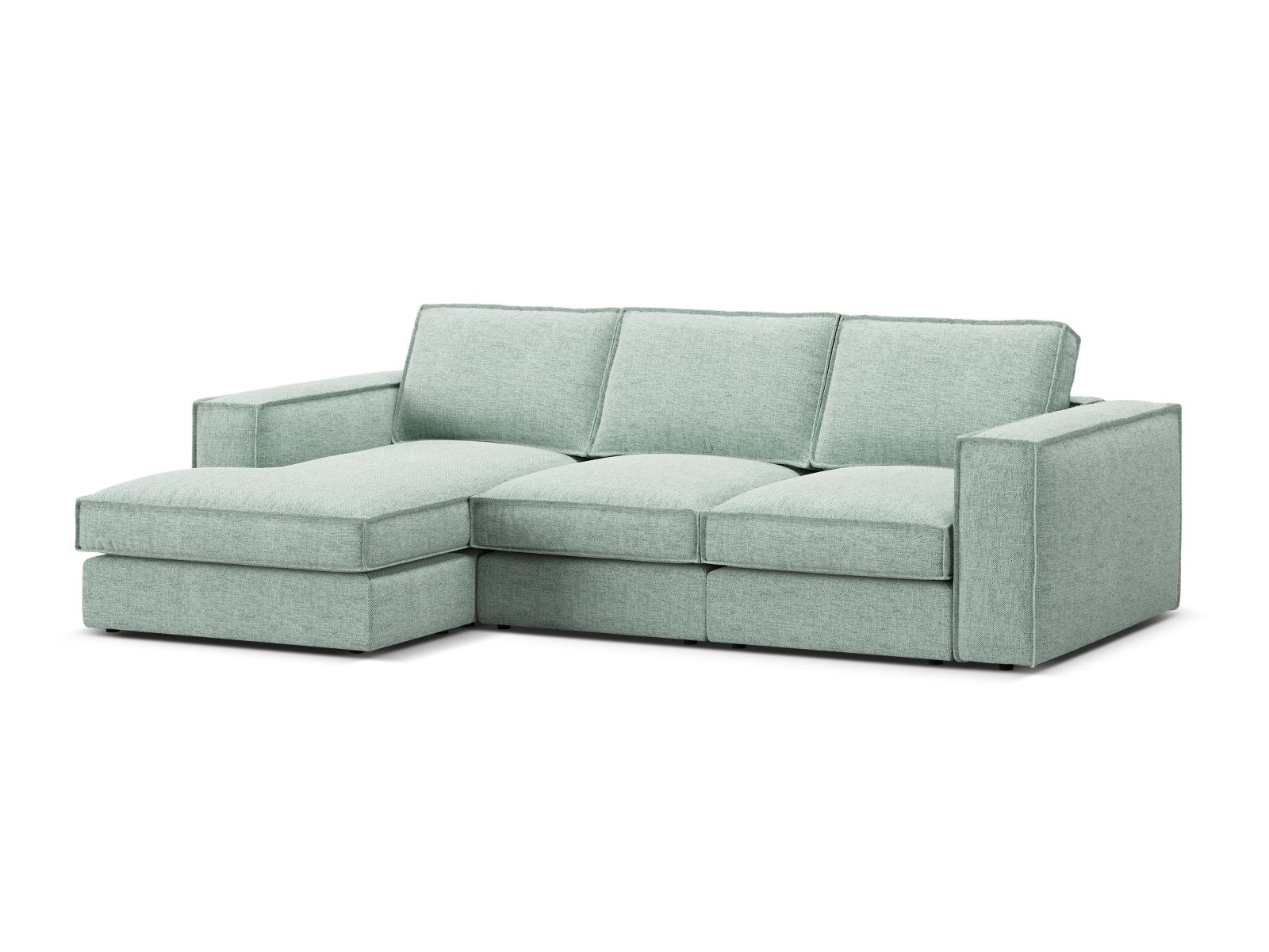 Modular Left Corner Sofa, "Pola", 3 Seats, 284x158x88