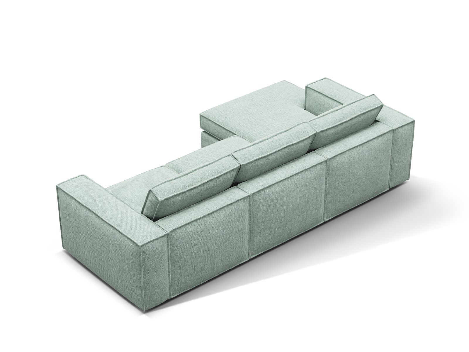 Modular Left Corner Sofa, "Pola", 3 Seats, 284x158x88