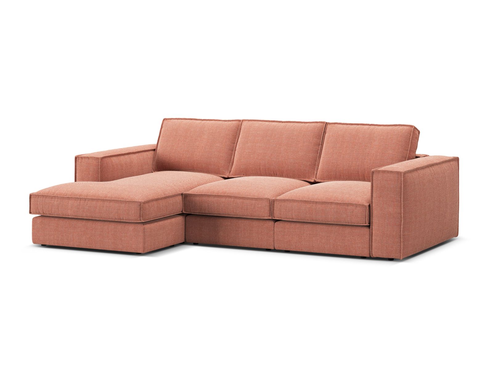 Modular Left Corner Sofa, "Pola", 3 Seats, 284x158x88