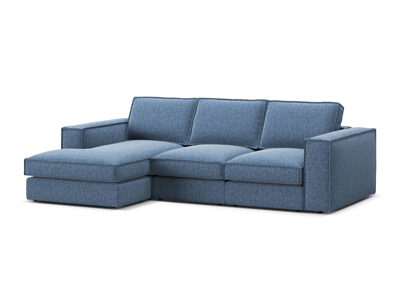 Modular Left Corner Sofa, "Pola", 3 Seats, 284x158x88